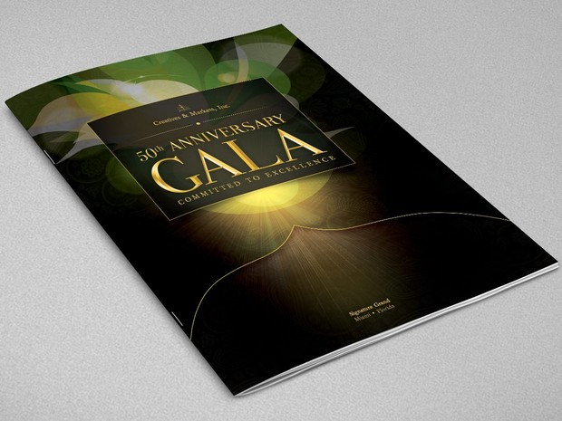 Anniversary Gala Magazine Cover Template