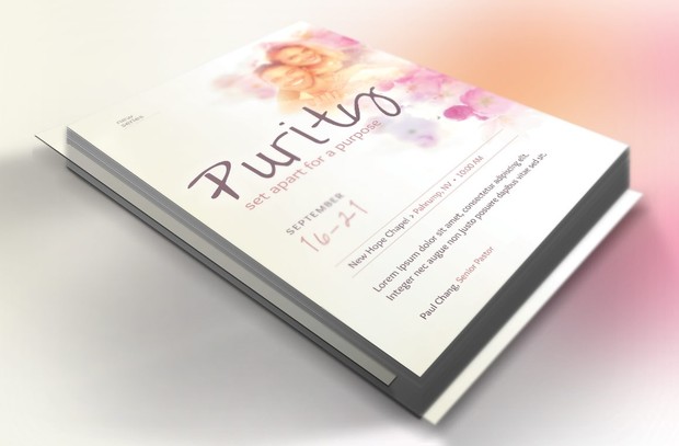 Purity Church Flyer Template
