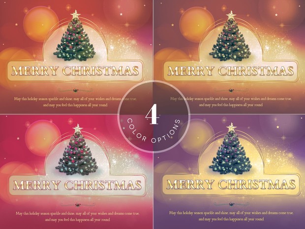 Christmas Greeting Card Template