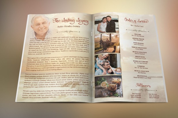 Forever Funeral Brochure Template