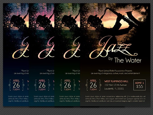 Jazz Concert Flyer Template