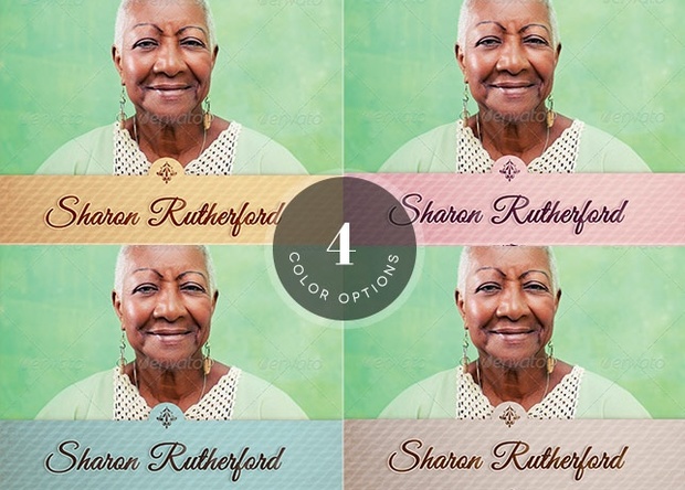 Home Going Funeral Program Template