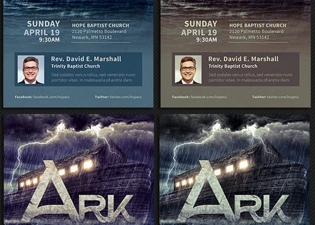 Ark Church Flyer Template
