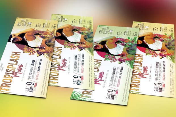 Tropisplash Party Flyer Template