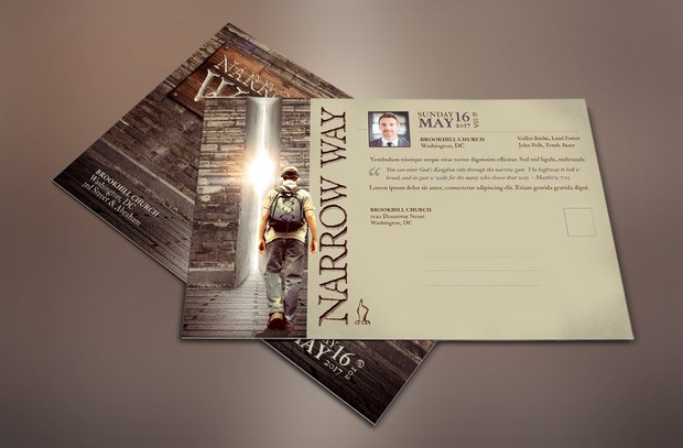 Narrow Way Flyer Poster Template