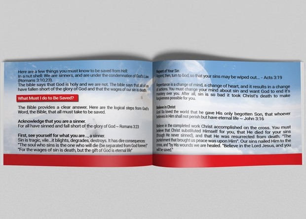 Gospel Tract Photoshop Template