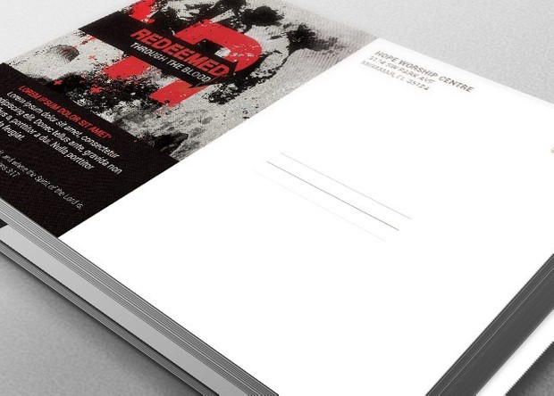 Redemption Church Postcard Template