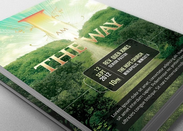 I Am The Way Church Flyer Template