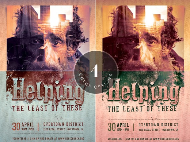 Help Charity Flyer Template