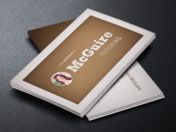 Tutor Business Card Template
