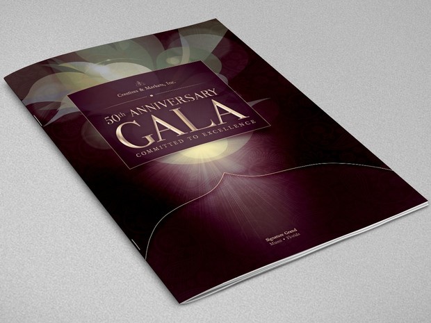 Anniversary Gala Magazine Cover Template