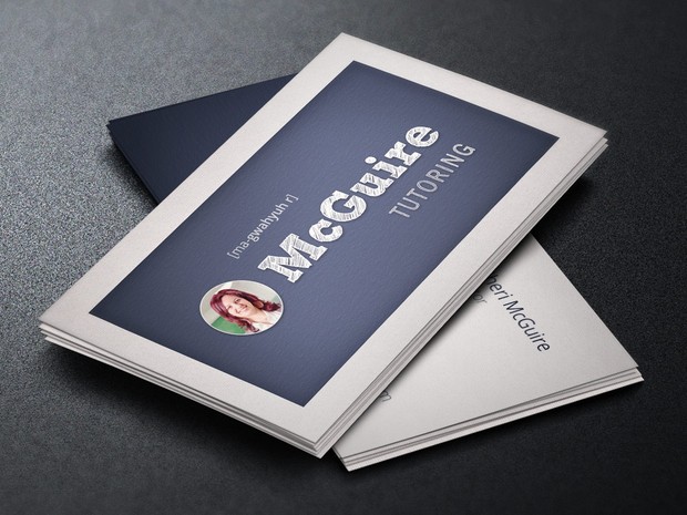 Tutor Business Card Template