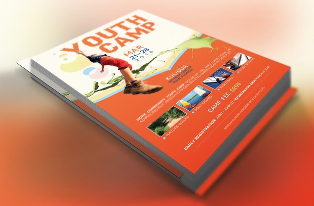 Youth Camp Flyer Template