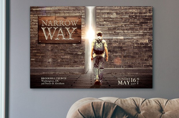 Narrow Way Flyer Poster Template