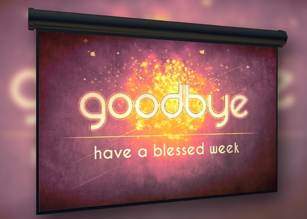 Light Church Slide Template