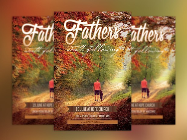 Fathers Day Flyer and Poster Template