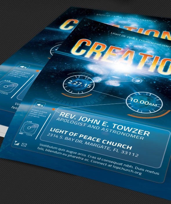 Creation Church Flyer Template