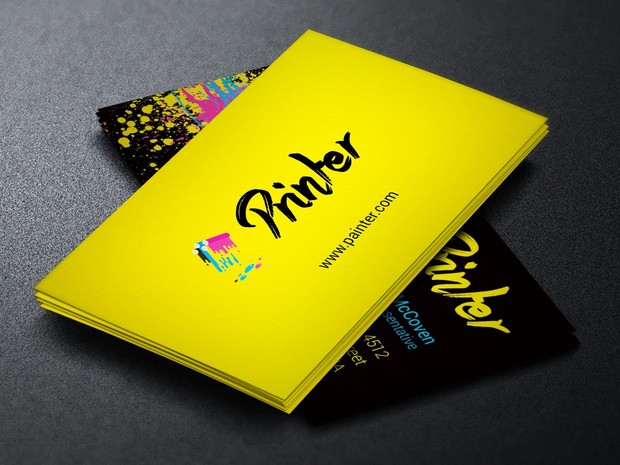 Printer Business Card Template