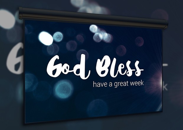 Bokeh Church Service Slides Template