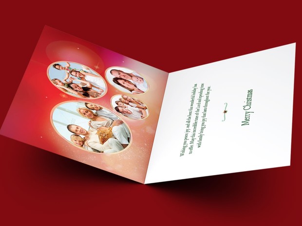 Christmas Greeting Card Template
