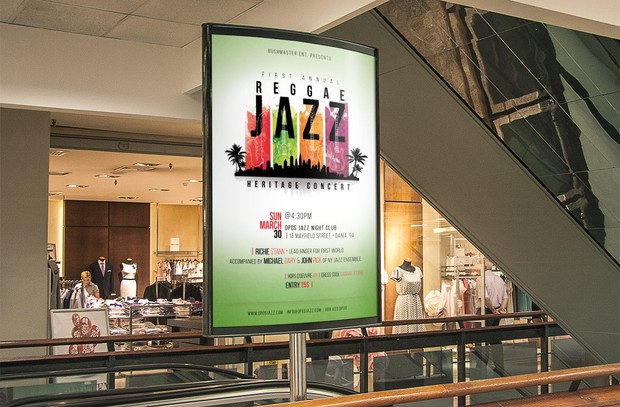 Reggae Jazz Flyer Poster Template