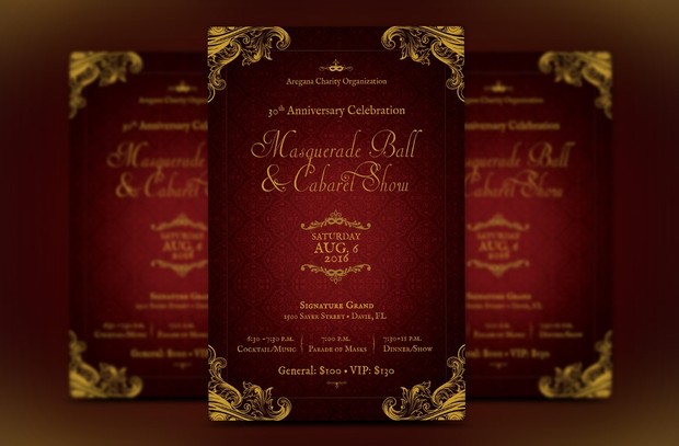 Cabaret Show Flyer Template