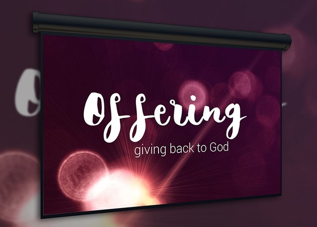 Bokeh Church Service Slides Template