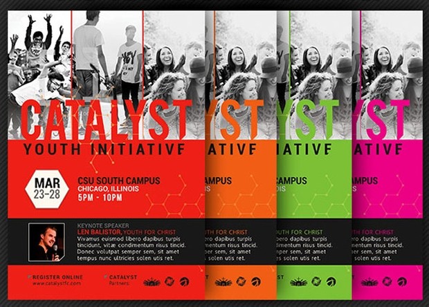 Catalyst Youth Summit Flyer Template