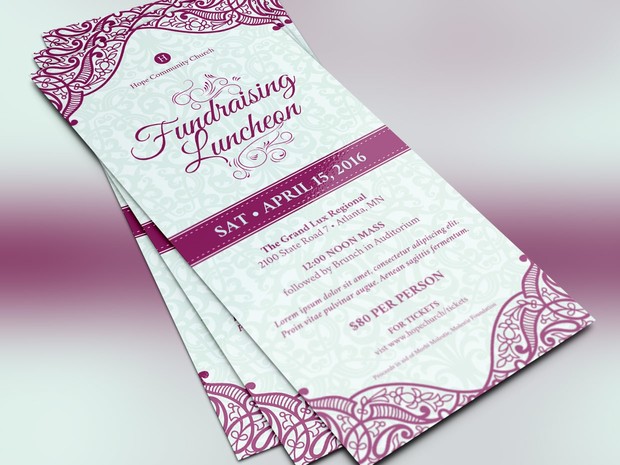 Luncheon Flyer Photoshop Template