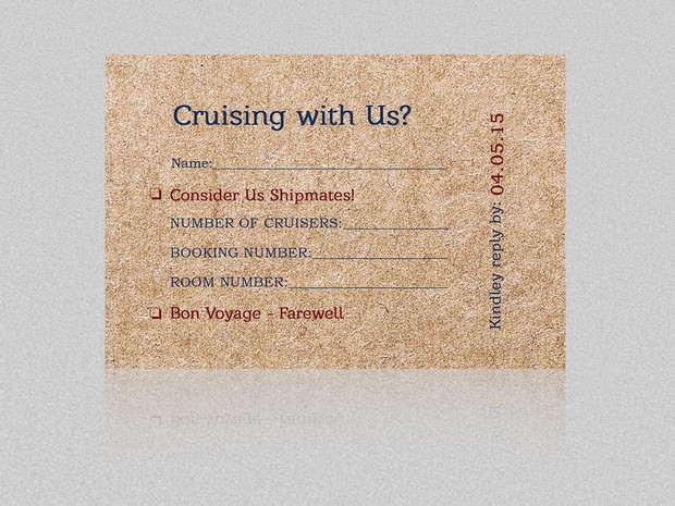 Wedding Adventure Boarding Pass Invitation Template