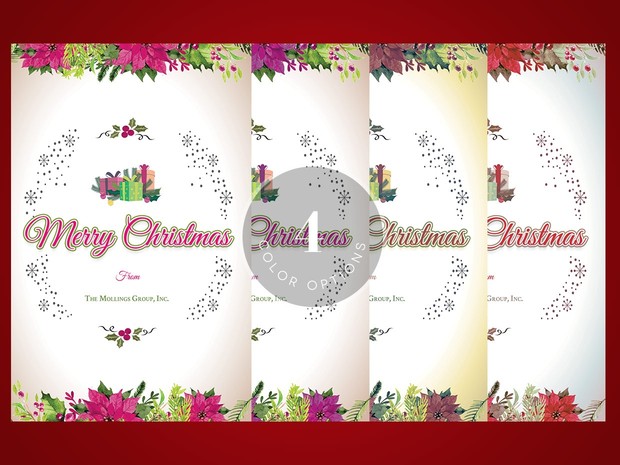 Corporate Christmas Greeting Card Template