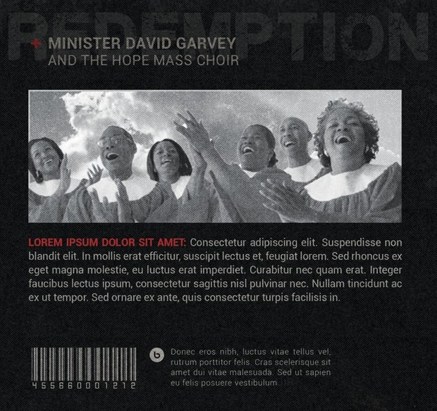Redemption CD Artwork Template