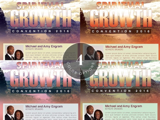 Church Convention Flyer Photoshop Template