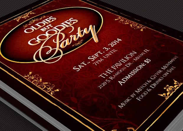 Oldies But Goodies Party Flyer Template