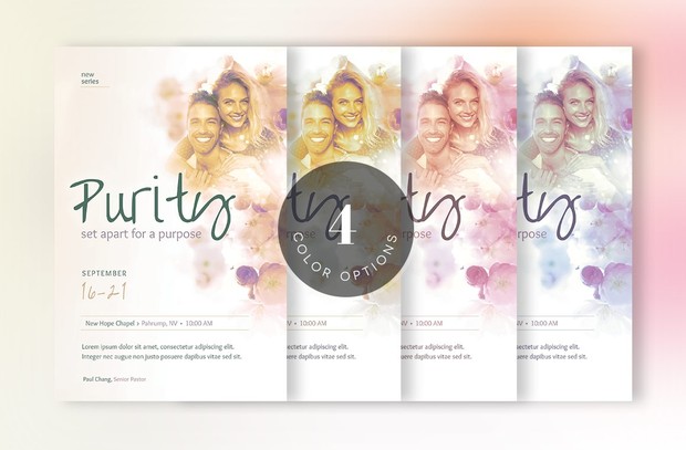 Purity Church Flyer Template