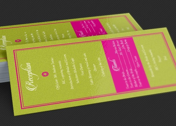 Tropical Wedding Invitation Template