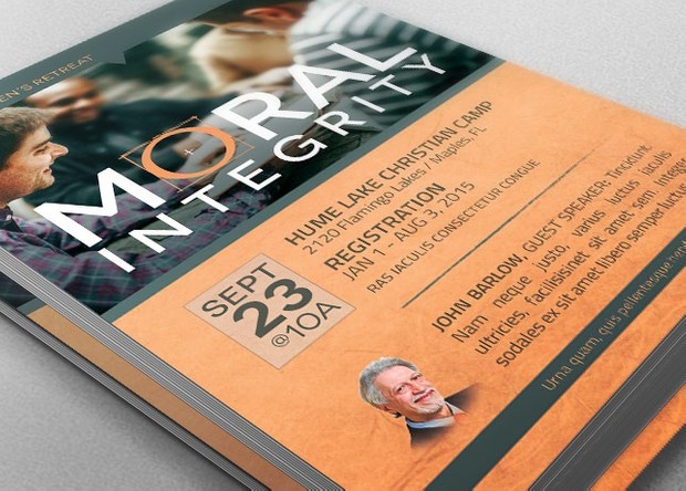 Moral Integrity Church Flyer Template