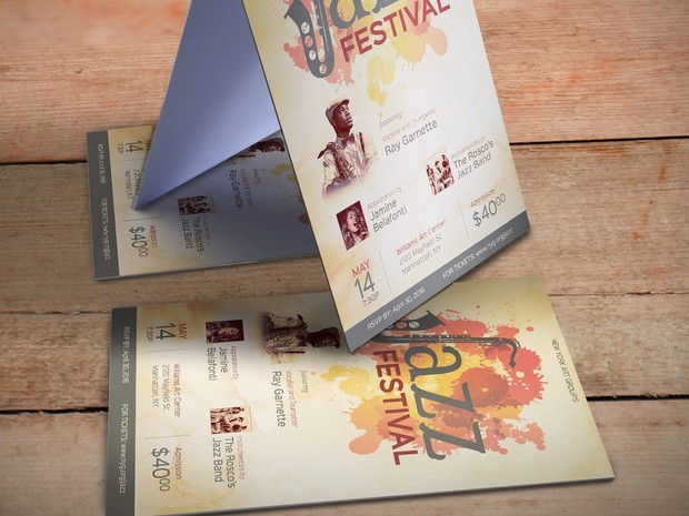Jazz Concert Flyer Poster Template