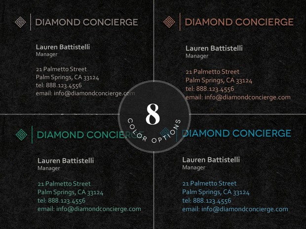 Concierge Business Card Template