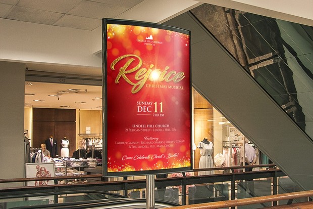 Rejoice Christmas Flyer Poster Template