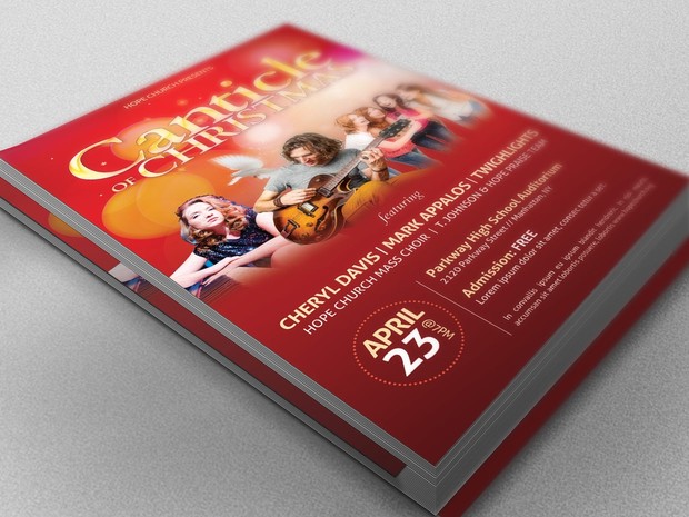 Christmas Concert Flyer and Poster Template