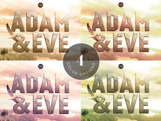Adam and Eve Flyer Template