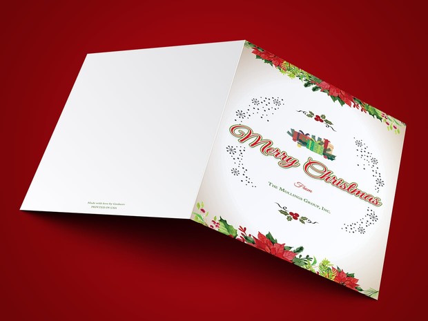 Corporate Christmas Greeting Card Template