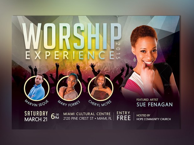 Church Concert Flyer Template
