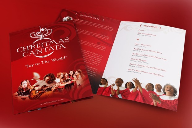 Christmas Cantata Program Template