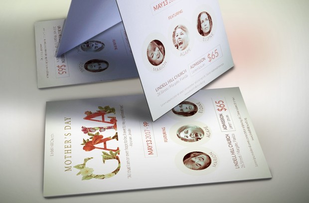Mothers Day Gala Flyer Template
