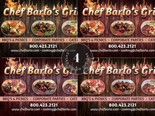 Chef Business Card Template