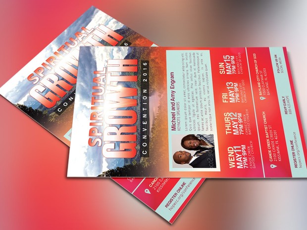 Church Convention Flyer Photoshop Template