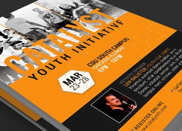 Catalyst Youth Summit Flyer Template