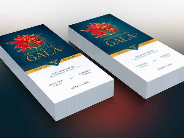 Mothers Day Banquet Ticket Template